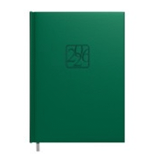 Darbo knyga - kalendorius TIMER 2026 m, A5, minkštas viršelis, žalia sp. - Image 1