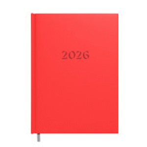 Darbo knyga - kalendorius TIMER Week A5, raudona sp. - Image 1