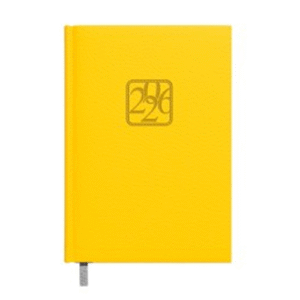 Darbo knyga - kalendorius TIMER Junior, A6, minkštas viršelis, geltona sp. - Image 1