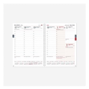 Papildas - kalendorius TIMER Futura Spirex A4 - Image 2