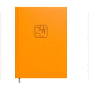 Darbo knyga - kalendorius TIMER 2026 m, A5, minkštas viršelis, oranžinė sp.