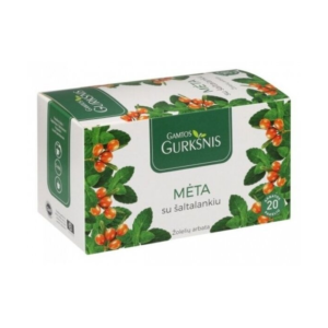 Arbata Gamtos gurkšnis, mėta su šaltalankiu, 20 pak.