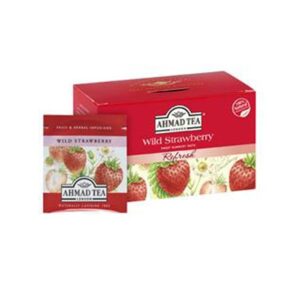 Arbata vaisinė AHMAD ALU WILD STRAWBERRY 20 pak.