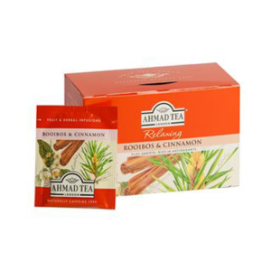 Arbata žolelių AHMAD ALU ROOIBOS & CINNAMON 20 pak.