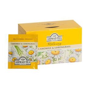 Arbata žolelių AHMAD ALU CAMOMILE & LEMONGRASS 20 pak.