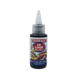 Akrilinis 3D laineris, 50 ml, juoda sp.