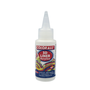 Akrilinis 3D laineris, 50 ml, balta sp.