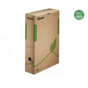 Dėžė archyvinė ESSELTE ECO, 80 x 327 x 233 mm, FSC, ruda sp.