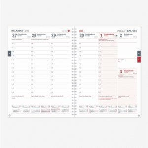 Papildas - kalendorius TIMER Spirex Week A5 - Image 2