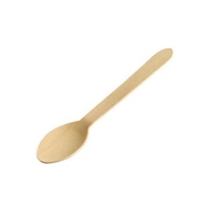 Šaukštai mediniai 16 cm, 100 vnt.
