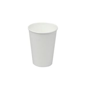 Vienkartinis popierinis puodelis 200 ml,  baltos sp. 100 vnt.