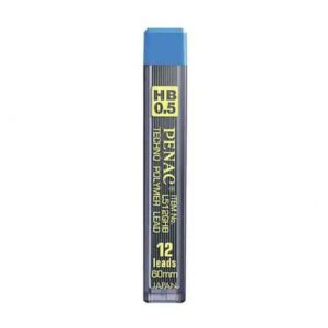 Grafitai PENAC 0,5 mm, HB, 12 vnt.