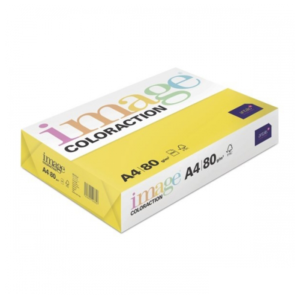 Popierius IMAGE COLORACTION A4 80 g, 500 l., Canary / Deep Yellow