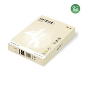 Popierius MAESTRO COLOR A4 80 g, 500 l., Nr. 66, vanilinė sp. - Image 1