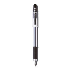 Gelinis rašiklis PENAC FX-1, 0,7 mm, su kamšteliu, juodas