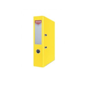 Segtuvas OFFICE PRODUCTS su metaliniu apvadu A4/75 mm, geltona sp.
