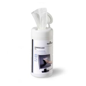 Servetėlės ekranams DURABLE Screen Clean, 100 vnt., konteineryje