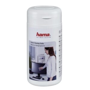 Servetėlės ekranams HAMA, TFT/LCD/CRT/PDA, 100 vnt., konteineryje