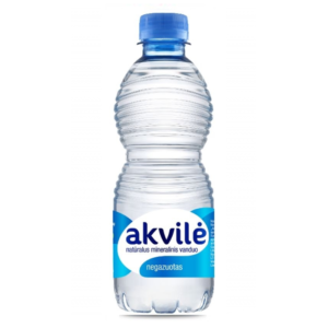Mineralinis vanduo AKVILĖ negazuotas, 0,33 l, PET