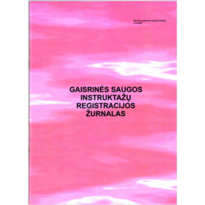 Gaisrinės saugos instruktažų registracijos žurnalas - Image 1