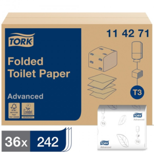 Tualetinis popierius TORK Advanced Bulk T3, 242 l
