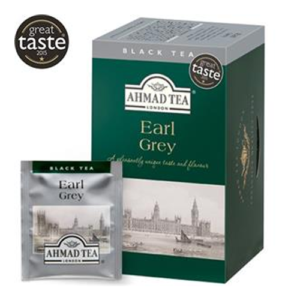 Arbata juodoji AHMAD EARL GREY, 20 pak.