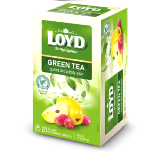 Arbata žalioji LOYD Quince and Prickly Pear, 20 pak.