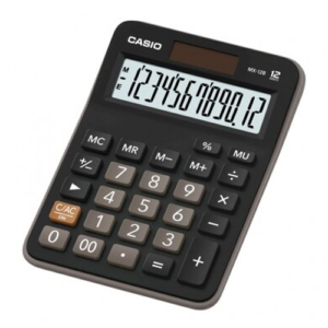 Skaičiuotuvas CASIO MX-12B, juodas