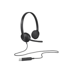 Ausinės LOGITECH H 340 USB, juodos