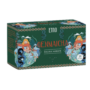 Arbata ETNO su Genmaicha, žalioji, 20 pak.