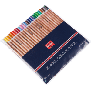 Spalvoti kedro medienos pieštukai COLORONA, 24 sp.