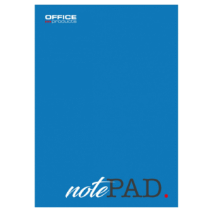 Bloknotas klijuotas  A4 OFFICE PRODUCTS, 100 lapų, langeliais
